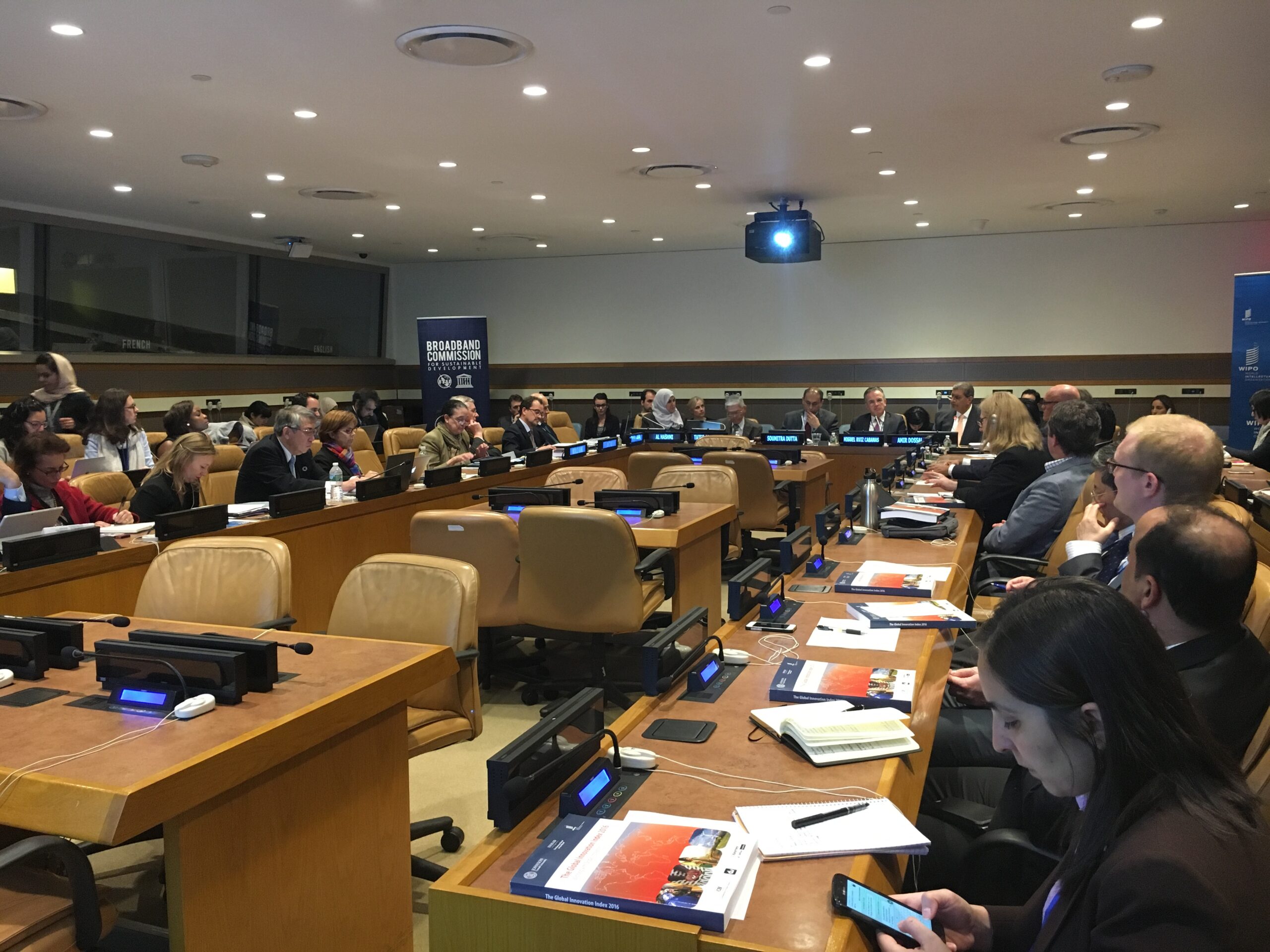 Participants attending a Global Partnerships Forum event